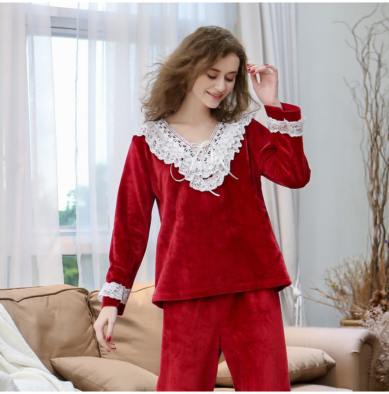  flannel pijama para mujer