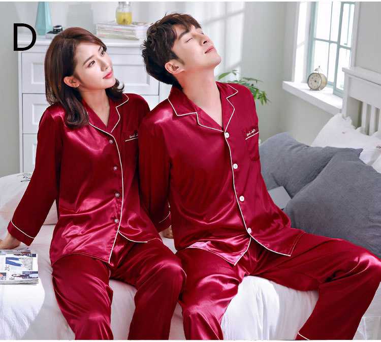 Ice silk long-sleeved thin cardigan men and women plus size pajamas on sale