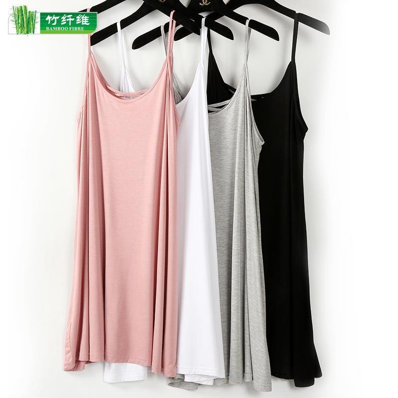 Extra Large Suspender Vest Skirt Summer Girls Loose Skinny Maternity Nightdress on sale 12