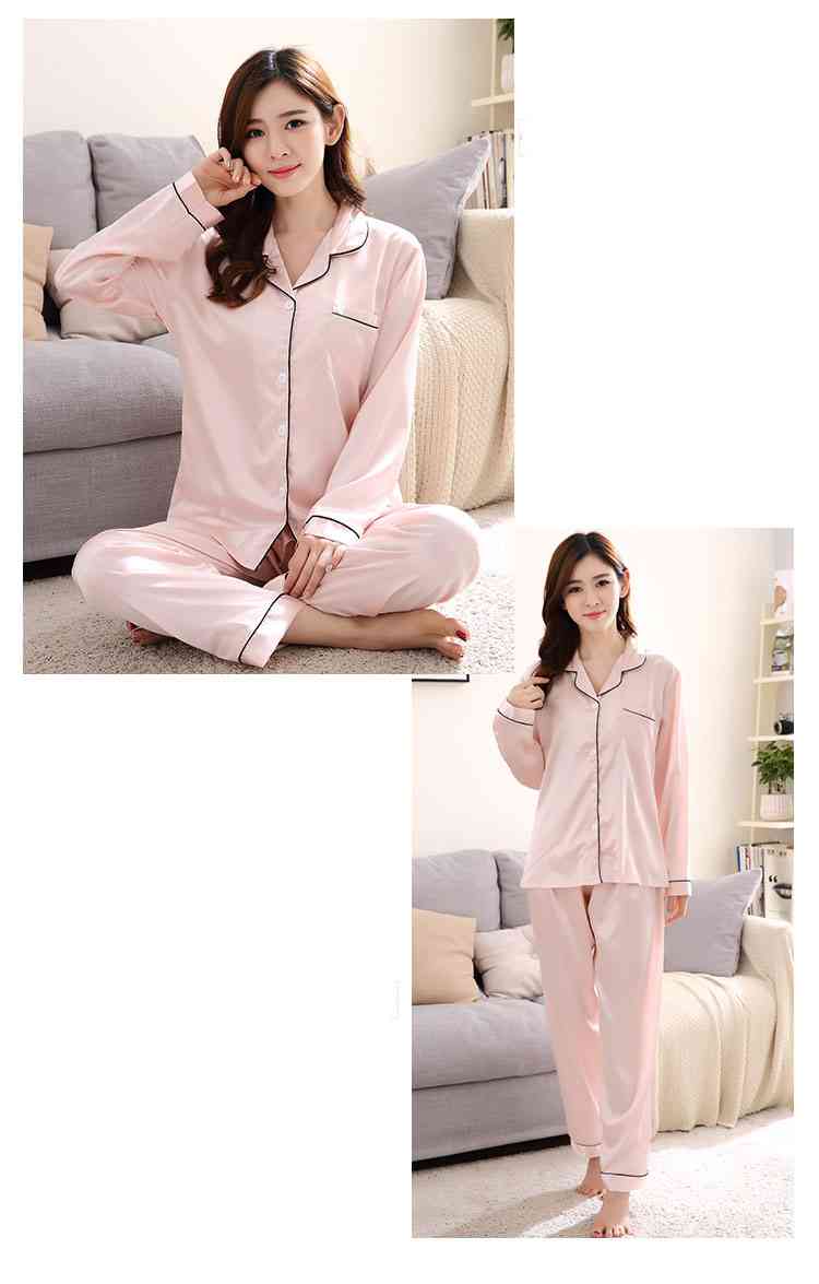 Silk Mother and Daughter Family of Three Outfit Ice Silk Parent-child Pajamas on sale 11