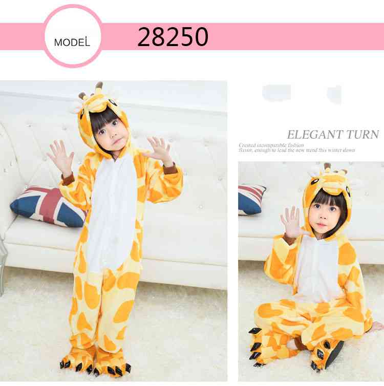 Cartoon animal one-piece pajamas dinosaur unicorn parent-child autumn and winter flannel home service wholesale on sale 20