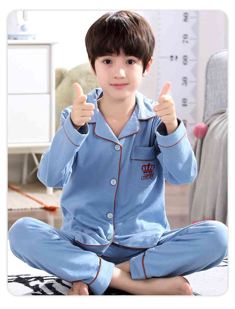 cotton boys and girls parent-child festive family wear home pajamas clothing set on sale