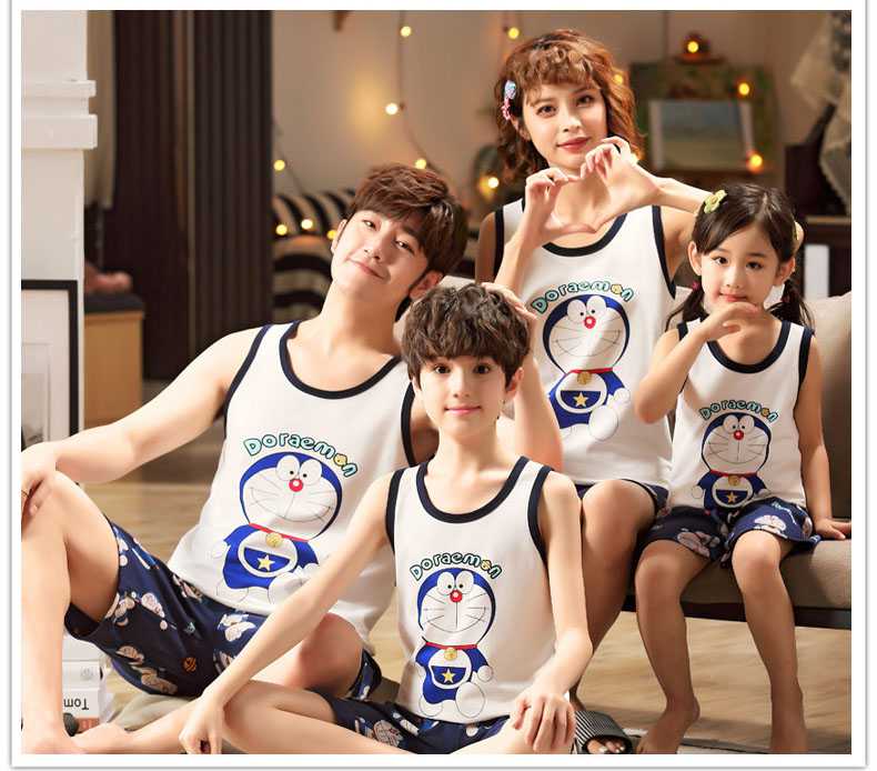 Sleeveless Cotton vests for a family of three or four home service summer on sale 8