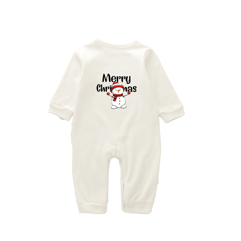 Christmas pajamas family with European and American parent-child wear on sale 12