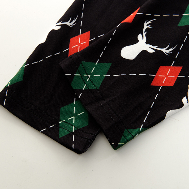 Christmas gift letter printing epidemic element family matching pajamas set on sale 5