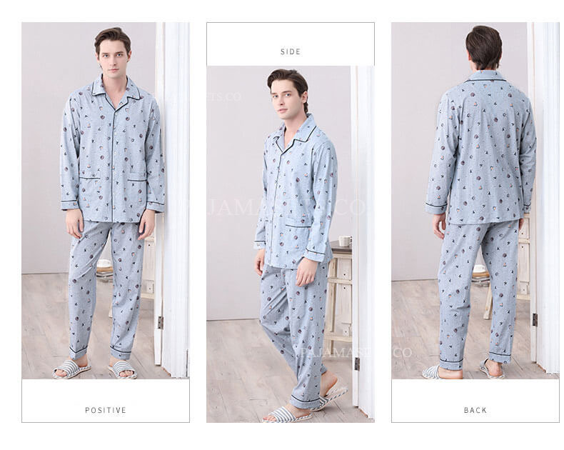  men algodón pijamas