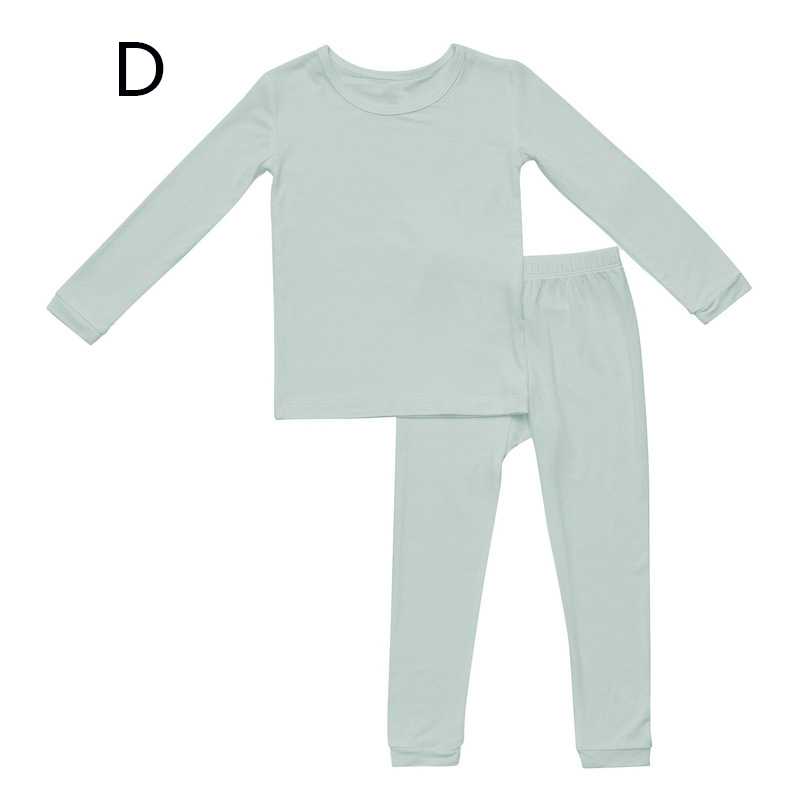 Spring Bamboo Fiber Baby Trousers Suits Girls Boys Underwear Bottoming Pajamas on sale 6