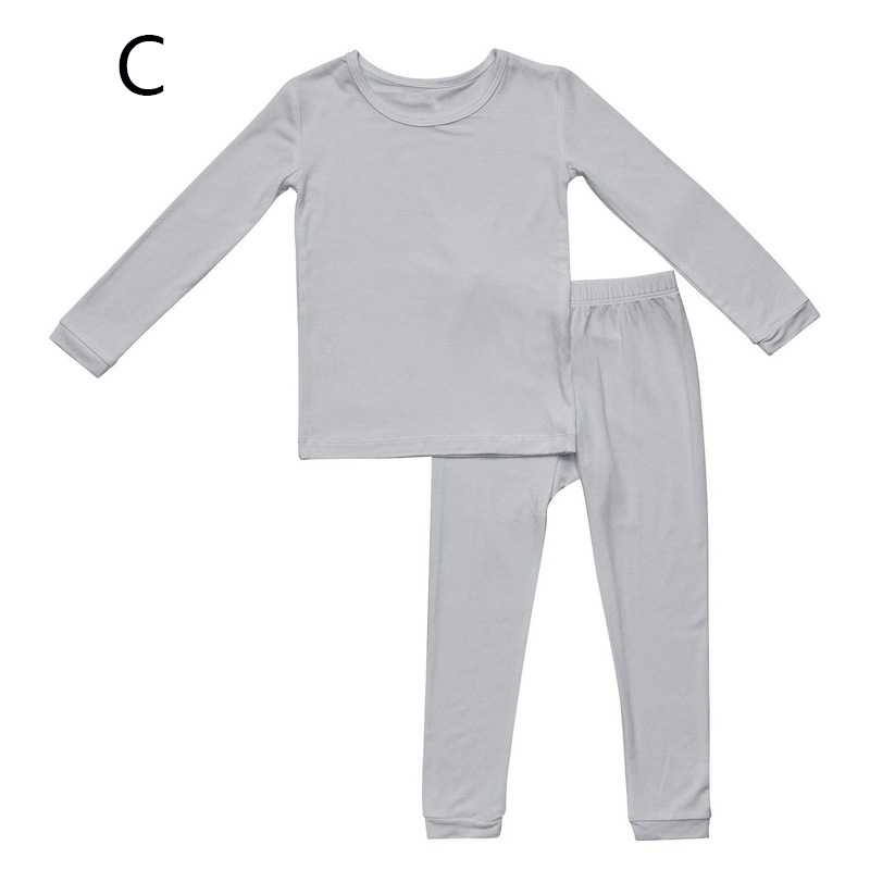 Spring Bamboo Fiber Baby Trousers Suits Girls Boys Underwear Bottoming Pajamas on sale 5