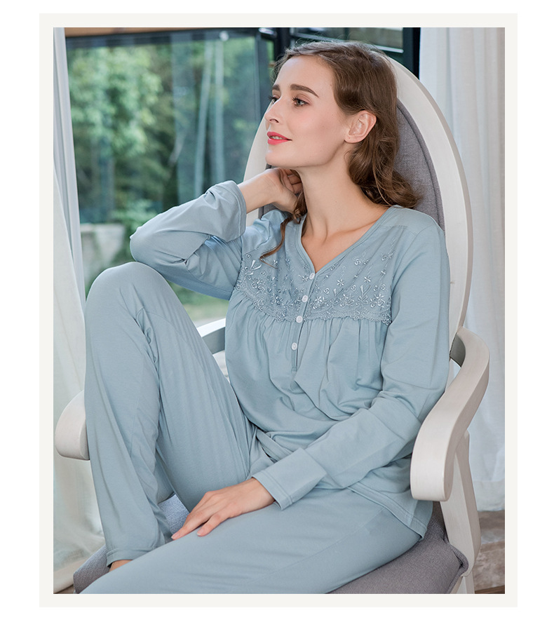  algodón pijama para mujer