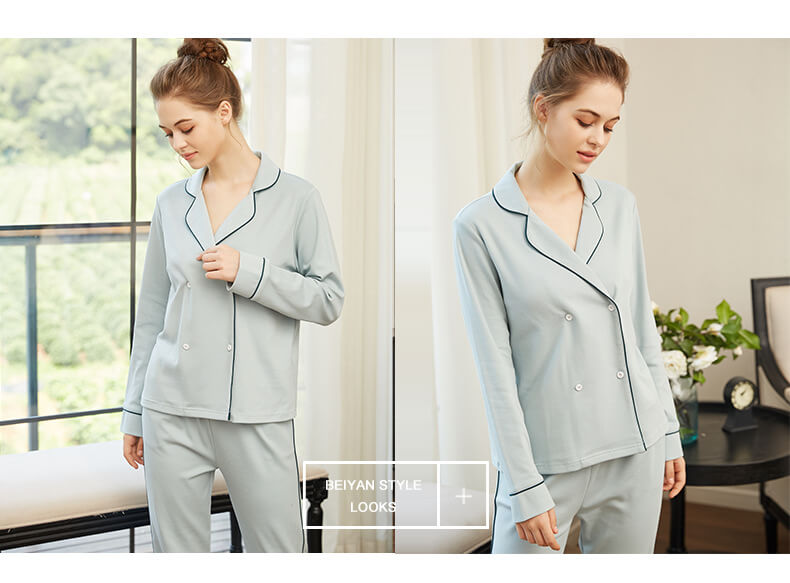  women cotton pajamas