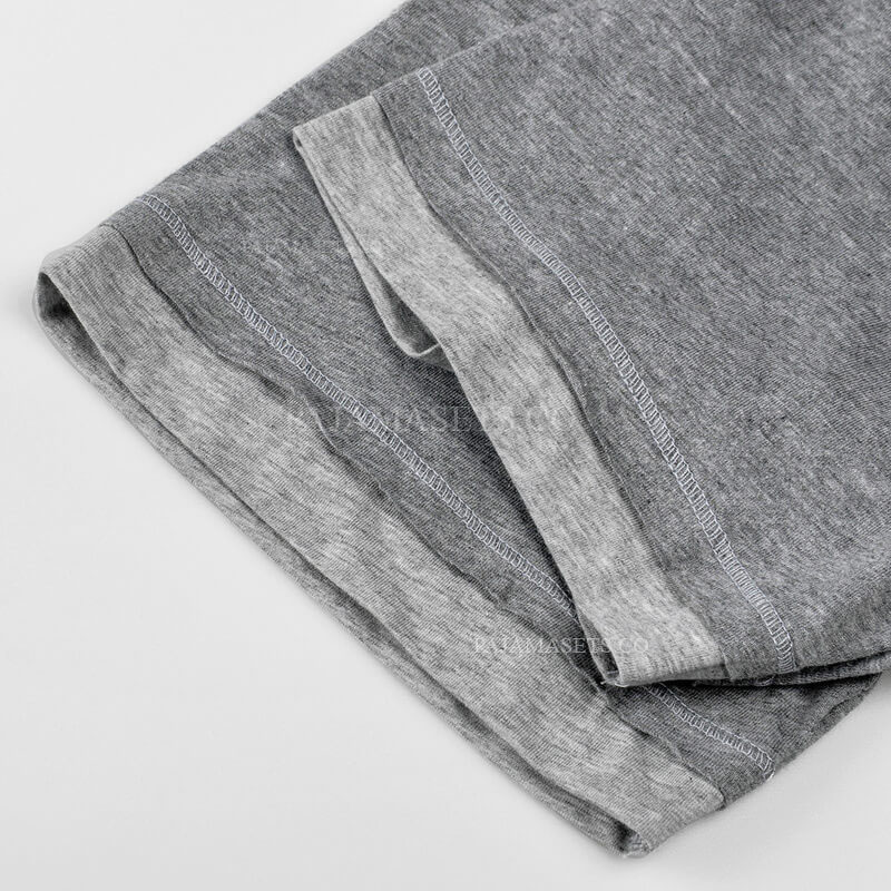 Cotton short sleeved pajamas 100% cotton impact color simple leisure T ...