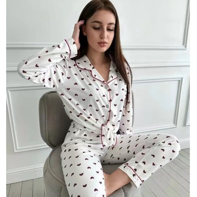 Cartoon Pompompurin Women's Long-Sleeve Pajama Set - Comfortable and Breathable